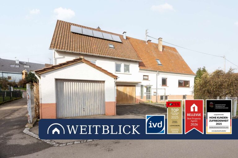WEITBLICK: zwei Häuser zum Preis von einem Haus!