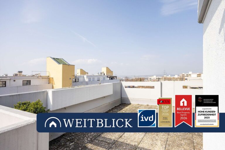 WEITBLICK: Penthouse-Wohnung mit Aussicht!