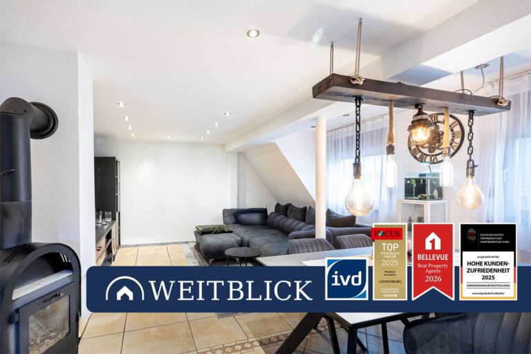 WEITBLICK: Maisonettewohnung mit Wintergarten!