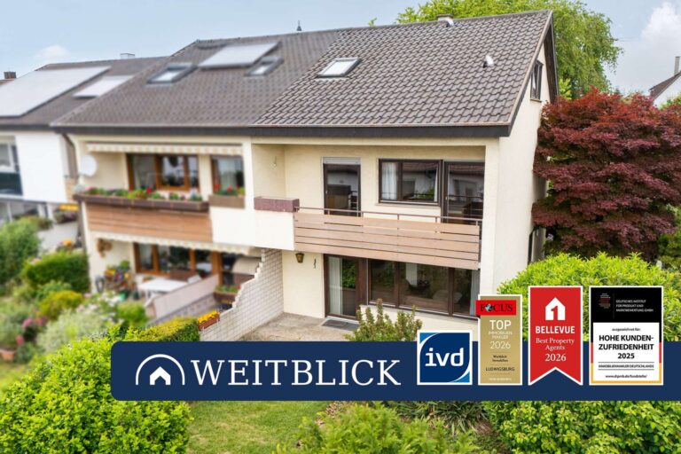 WEITBLICK:Reiheneckhaus mit Garten!